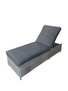 Moderne Buitentuin Rotan Rieten Ligstoel Aan Het Zwembad Chaise Lounge Meubels Ligstoelen - Product Image 4