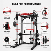 En stock, vente en gros, équipement de fitness pour la maison, appareil multifonctionnel de cross-training, machine Smith, cage de musculation, rack de squat réglable