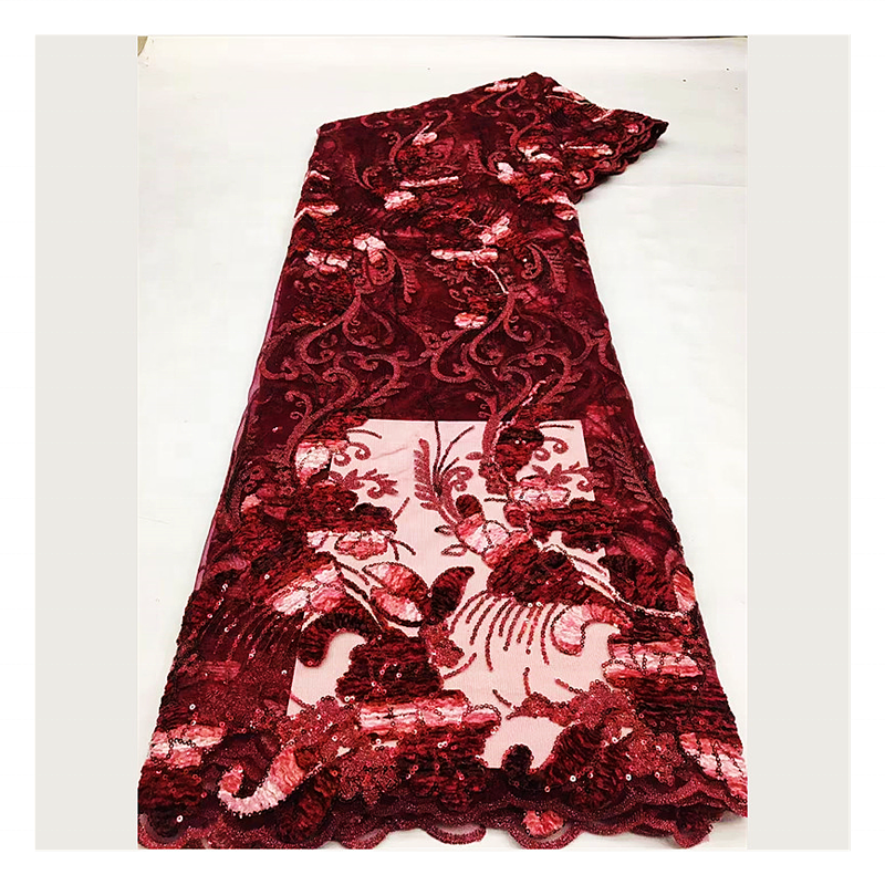 Cotton Embroidered Woven Fabric for Dresses