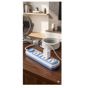 Universal Outdoor Waterproof <b>Socket</b> Electric Power Strip <b>Extension</b> Cute Cord Roll - Product Image 1