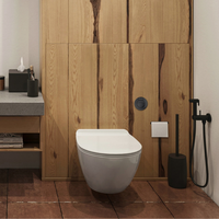 Couverture de toilette de luxe Carreau de céramique Toilette Sanitaire Articles muraux suspendus Wc Céramique Salle de bain Sans Monture Toilette suspendue au mur