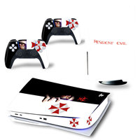 Autocollants en vinyle colorés pour la console et la manette de jeu Playstation 5 Ps5, skins, accessoires de jeu