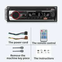 Lecteur MP5 de voiture Single 1 Din Sd Car Radio Fm Aux Input Receiver Usb With Bt Audio Car MP3 Player