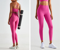 Leggings de yoga extensibles à taille haute pour femmes, pour la course à pied, le fitness, l'entraînement, push-up, fessier galbé, leggings de sport pour la salle de sport