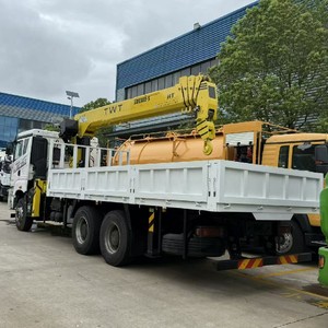 Grue télescopique montée sur camion FAW 12 tonnes 6x4, grue mobile hydraulique à vendre - Product Image 5