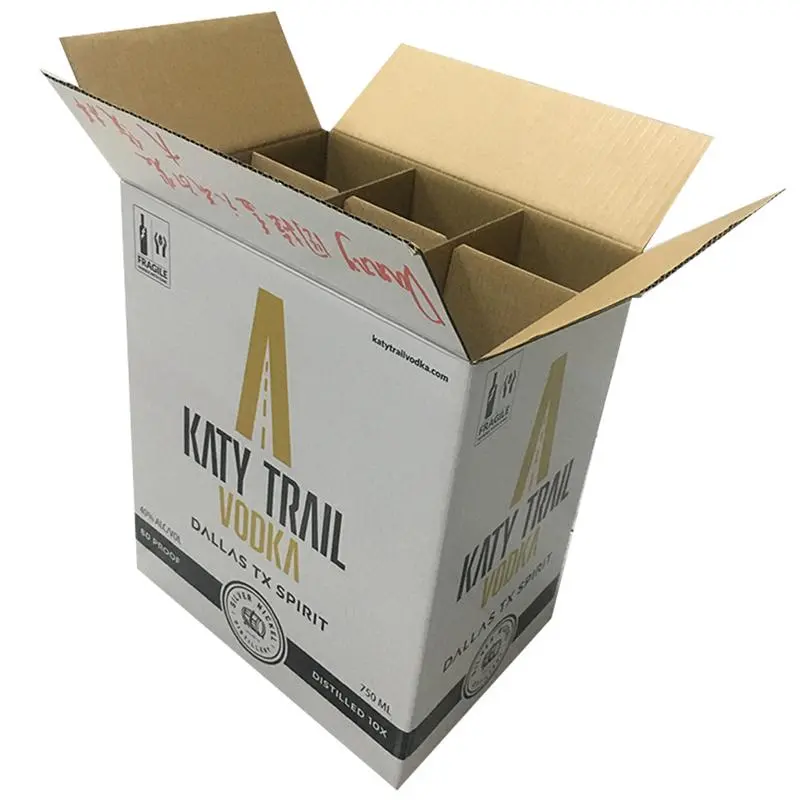 Custom design Corrugated box carton package cardboard wine box gift electronics corrugated transport box