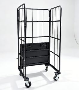 Meistverkaufter Schwerlast-Trolley-Käfig Faltbarer Rollcontainer Lagerwagen Logistik-Stahlhandwagen Transportkarren - Product Image 1