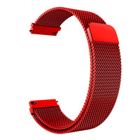 Compatible avec Garmin pour OPPO GT6/Watch5/S4/Bracelet de montre magnétique en acier inoxydable Milanese pour bande de 18-22 mm