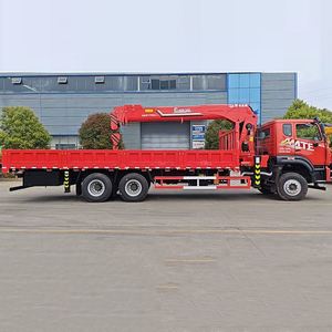 Camion-grue Sinotruk Mate 6*4, 14T, flèche à 5 sections pour la construction de ponts routiers, levage et transport - Product Image 4