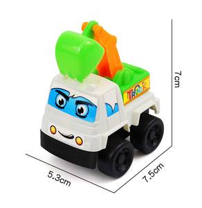 6 modèles de <span class=keywords><strong>mini</strong></span>-véhicules de chantier à inertie pour enfants, ensemble de camions-bennes et excavatrices, cadeau pour garçons - Product Image 6