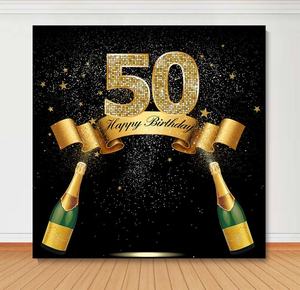Toile de fond de photographie pour fête d'<span class=keywords><strong>anniversaire</strong></span> 50 ans, 7x5 pieds, bannière d'<span class=keywords><strong>anniversaire</strong></span> pour adultes, femmes et hommes, fournitures pour fête d'<span class=keywords><strong>anniversaire</strong></span> 40 ans, 60 ans - Product Image 4