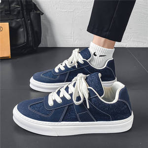 2025 New Trendy Platform Men's Flat Skateboarding Shoes High-quality Comfortable and Breathable Canvas Men's Casual Shoes - Product Image 3