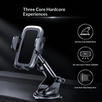 Support de téléphone intelligent pour voiture flexible et réglable à 360 degrés, de haute qualité, pour pare-brise et grille d'aération