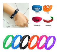 Bracelet intelligent programmable NFC, bracelet réglable, bracelet RFID intelligent, bracelet en silicone d'usine, bracelet personnalisé 13,56 MHz, taille personnalisée