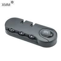 Approvisionnement d'usine réinitialisable mot de passe lugggae serrure coloré 3 codes numériques en plastique valise serrure à combinaison XMM-9065