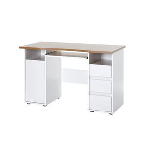 नई फैंसी आधुनिक परिवर्तनीय घर छात्र लेखन अध्ययन दराज पाइन कंप्यूटर डेस्कटॉप बेडरूम गेमिंग डेस्क - Product Image 5