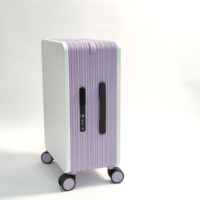 Meilleure Vente Valise de Voyage d'Affaires de Luxe avec Rotateur Silencieux 360°, Bagage à Main en Matériau PC Résistant à l'Usure avec Serrure TSA