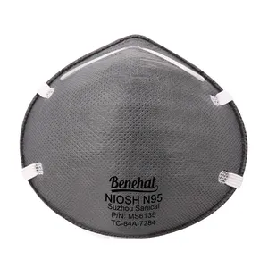 Benehal Niosh N95 Goedgekeurd Beschermende Stofmasker Met Actieve Carbon Model 6135