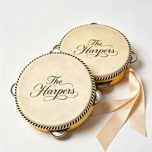 Tambourin de mariage en peau de mouton naturelle de qualité supérieure, 15 cm (4/6 pouces), <span class=keywords><strong>percussion</strong></span> en bois de bouleau massif avec logo personnalisé pour <span class=keywords><strong>festival</strong></span>, vente en gros - Product Image 2