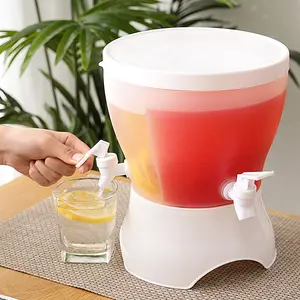 CL388 Wadah Peralatan Minum Dapur Kendi Air dengan Keran Botol Air Dingin Ketel Teko Lemon Juice Jugs Minuman Dispenser