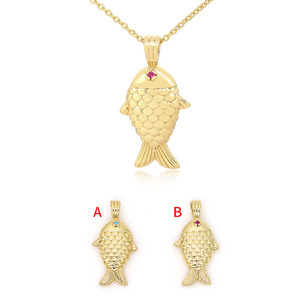 Ciondolo Smaltato a Forma di Animale per l'Estate, Grande Ciondolo a Forma di Pesce, Vendita Calda, Ciondoli Unici a Tema Marino, <span class=keywords><strong>Gioielli</strong></span> Carini - Product Image 5