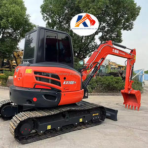 Mini excavateur kx155-5 d'occasion de 5 tonnes à vendre Pelles sur chenilles Kubota U55 KX155 en stock - Product Image 1