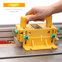 Poussoir de sécurité 3D pour table de fraisage, scie à ruban, défonceuse horizontale, dégauchisseuse, avec échelle de mesure et alimentation sécurisée