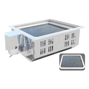 Parrilla de <span class=keywords><strong>piedra</strong></span> de barbacoa eléctrica de Gas para barbacoa comercial coreana Pinnovo, parrilla de cocina de bistec para restaurante, <span class=keywords><strong>piedra</strong></span> caliente, salida de aire superior - Product Image 1