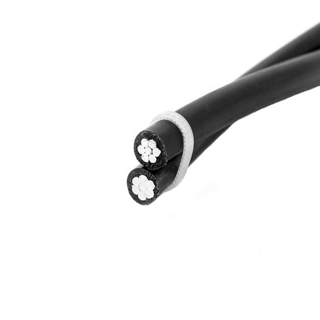 2*16mm2 overhead AAC conductor XLPE insulation aluminum wire twisted ABC cable