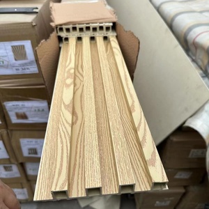 Wpc Pvc <span class=keywords><strong>legno</strong></span> decorativo alternative <span class=keywords><strong>pareti</strong></span> interne <span class=keywords><strong>rivestimento</strong></span> <span class=keywords><strong>in</strong></span> plastica <span class=keywords><strong>rivestimento</strong></span> esterno <span class=keywords><strong>legno</strong></span> pannelli di parete - Product Image 3