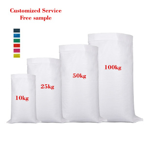 Kundenspezifisch Bedruckte Lebensmittelechte <span class=keywords><strong>PP</strong></span>-Gewebesäcke 50kg Hochbelastbare Verpackungsbeutel für Reis Getreide Mehl - Product Image 1