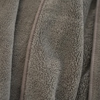 Lot de 6 serviettes de salon en microfibres grises personnalisées avec impression laser super douces à séchage rapide Dédouanement complet