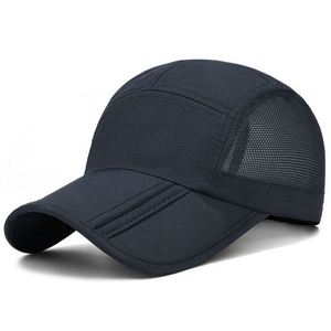 Folding Outdoor Long Brim Upf 50+ Sun Protection Adjustable Sports Quick Dry Baseball Fitted <b>Hat</b> Running Cap Gifts - Product Image 2