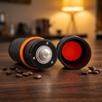 Moulin à café électrique portable professionnel en acier inoxydable grande capacité pour grains de café 58 mm