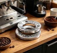 Pièces de rechange pour moulin à café manuel GALILEO Q18 : Bac à grains métallique et meule de broyage en acier réglable