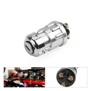 Interruptor de encendido universal para coche YC102510, aleación de zinc cromada, para coches, camiones, Go Karts, vehículos de carreras - Product Image 4
