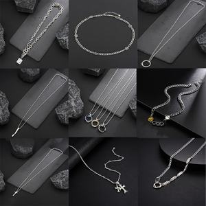 Collana in acciaio al titanio per gli uomini accessorio Vintage a prova di appannamento stile Hip Hop - Product Image 2