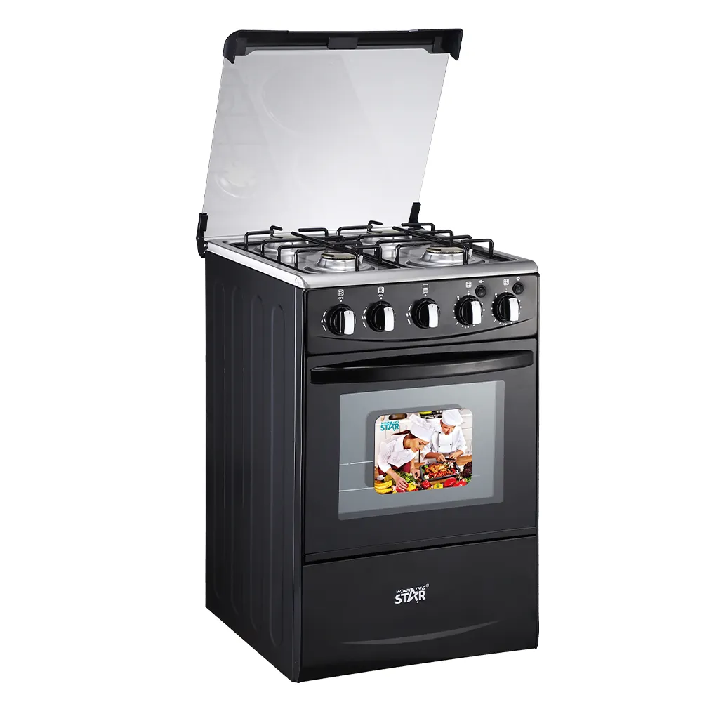 Offre spéciale grand four domestique multifonctionnel électrique européen et britannique 52L avec plaque de cuisson, cuisinière à gaz et cuisinière à gaz