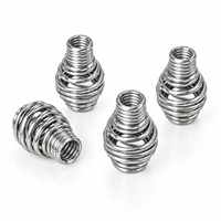Ressort de compression sphérique en acier inoxydable 304, ressort hélicoïdal sphérique, diamètre de fil personnalisé 0,1-8,0 mm, fabricant OEM