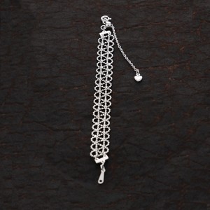 Colliers à motif floral, plaqués argent, bijoux de mode pour femmes en argent tibétain - Product Image 2