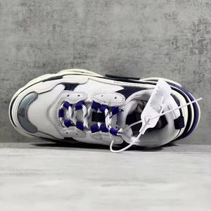 Chaussures de sport décontractées unisexes, style marche, plateforme de luxe, respirantes, légères, pour l'automne, l'hiver, le printemps et l'été, noires - Product Image 4