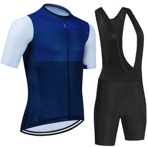 Ropa de bicicleta de manga corta para hombre, conjuntos de camisetas de Ciclismo de secado rápido transpirables que absorben el sudor de verano - Product Image 4