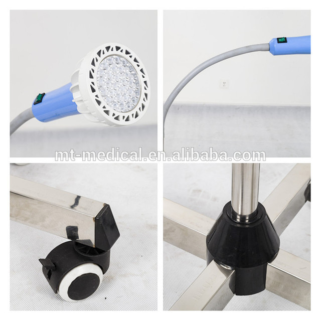 MT  Medical Equipment Inspection Lamp Surgical Exam Lighting LED Standing Examination Lamp
