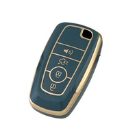 Funda Protectora de TPU Premium para Llave de Coche Ford Focus Mondeo Kuga Edge, Compatible con Control Remoto Inteligente de Cinco Botones, Proveedor Mayorista