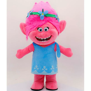 Costume de Mascotte Gonflable Populaire pour Adulte : Mascotte Gonflable Publicitaire <span class=keywords><strong>Poppy</strong></span>, Inspirée des Dessins Animés de Princesse Troll Magique - Product Image 1