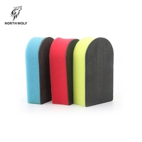 Éponge de lavage de voiture souple en argile rouge BL-R440 avec motif CHUNK pour l'élimination des contaminants