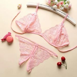 Panty En Bh Set Seks Meisje Sexy Fancy Bh Slip Set Hete Sexy Meisjes Zonder Slipje Set - Product Image 5