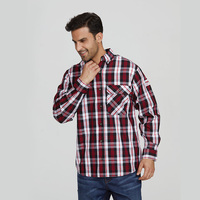 Vente en gros certifié UL NFPA 2112 CAT2 chemise ignifuge impression à carreaux soudage de sécurité ignifuge FRC résistant aux flammes FR