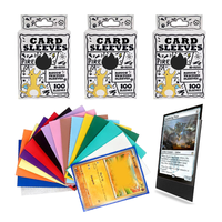 Pochettes pour cartes à collectionner ultra anti-acide, sans PVC, mat, format standard 66x91mm, compatibles avec les cartes Yugioh, les cartes de baseball et les jeux de société