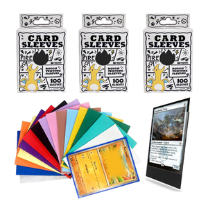 Protège-cartes mats ultra sans acide et sans PVC pour cartes à collectionner, taille standard 66x91mm, compatibles MTG, Yu-Gi-Oh!, cartes de baseball et jeux de société - Product Image 1